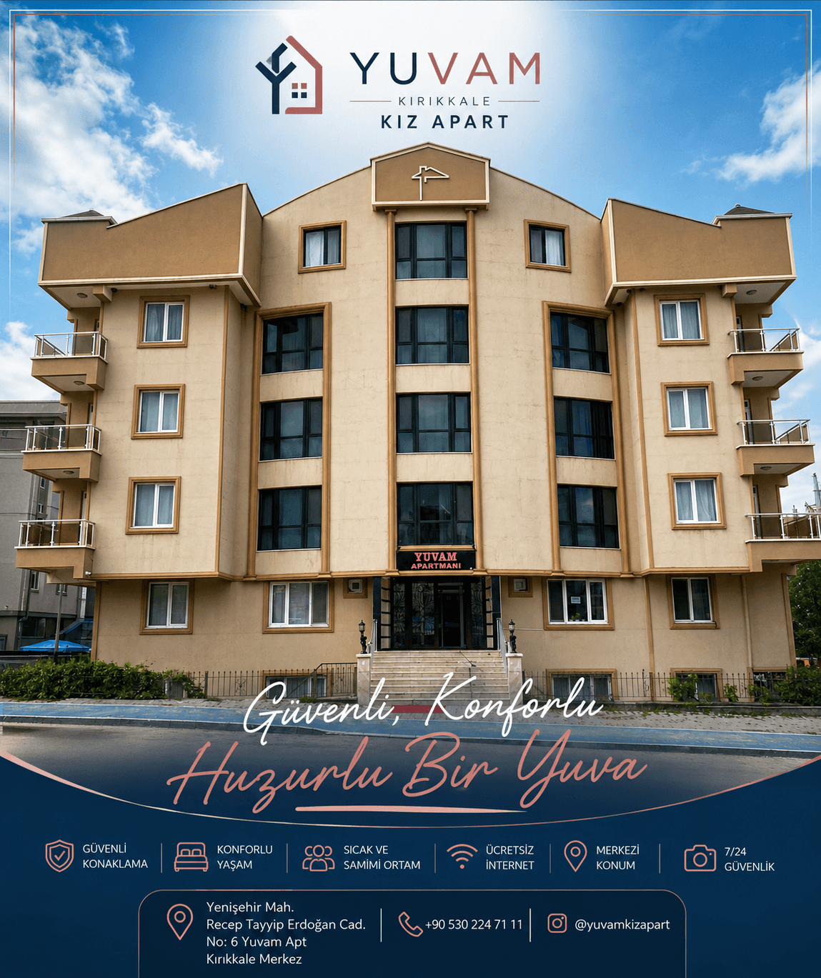 Kırıkkale Yuvam Apart Premium Konaklama
