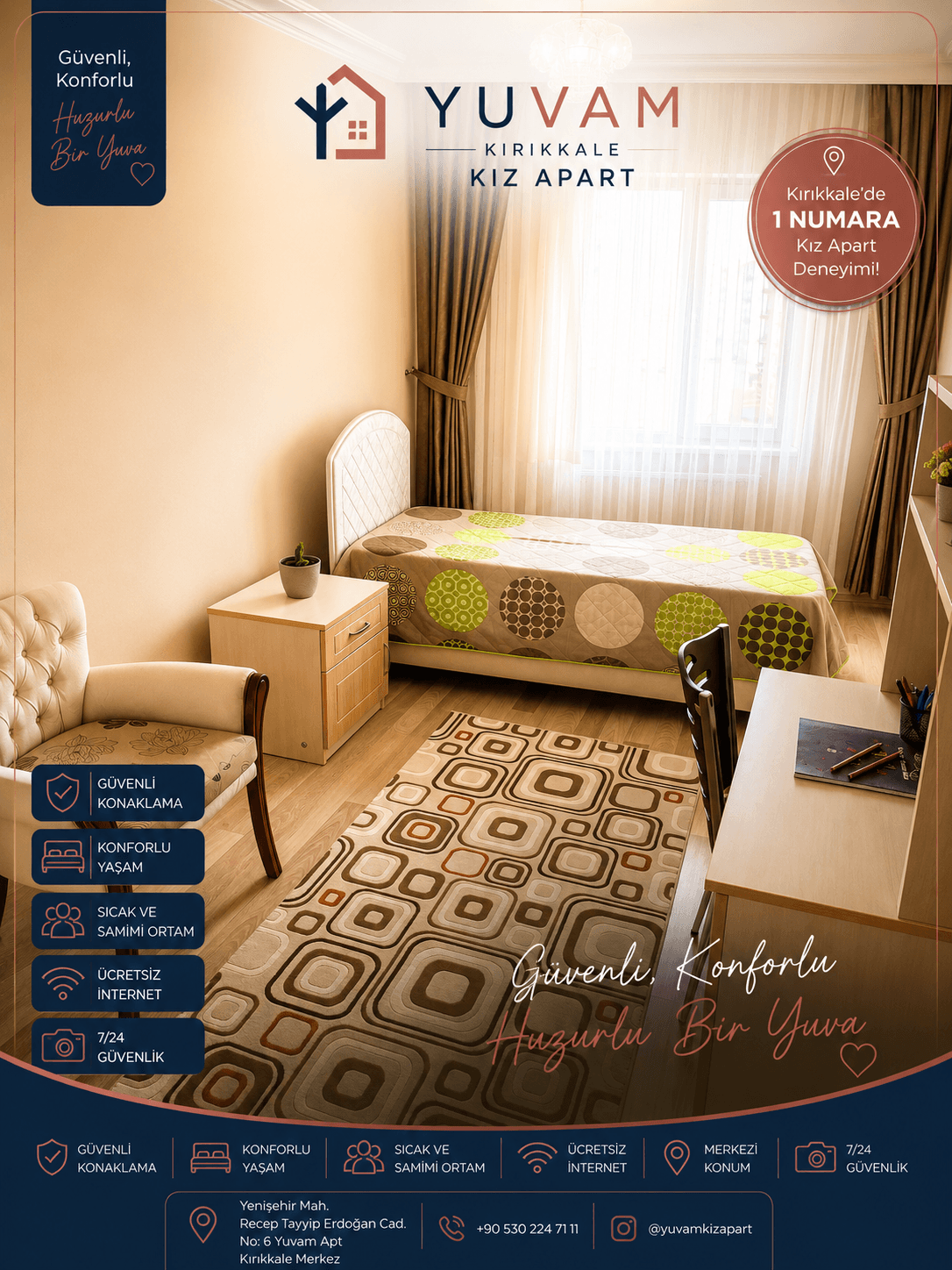 Yuvam Apart Modern Bina Dış Cephesi
